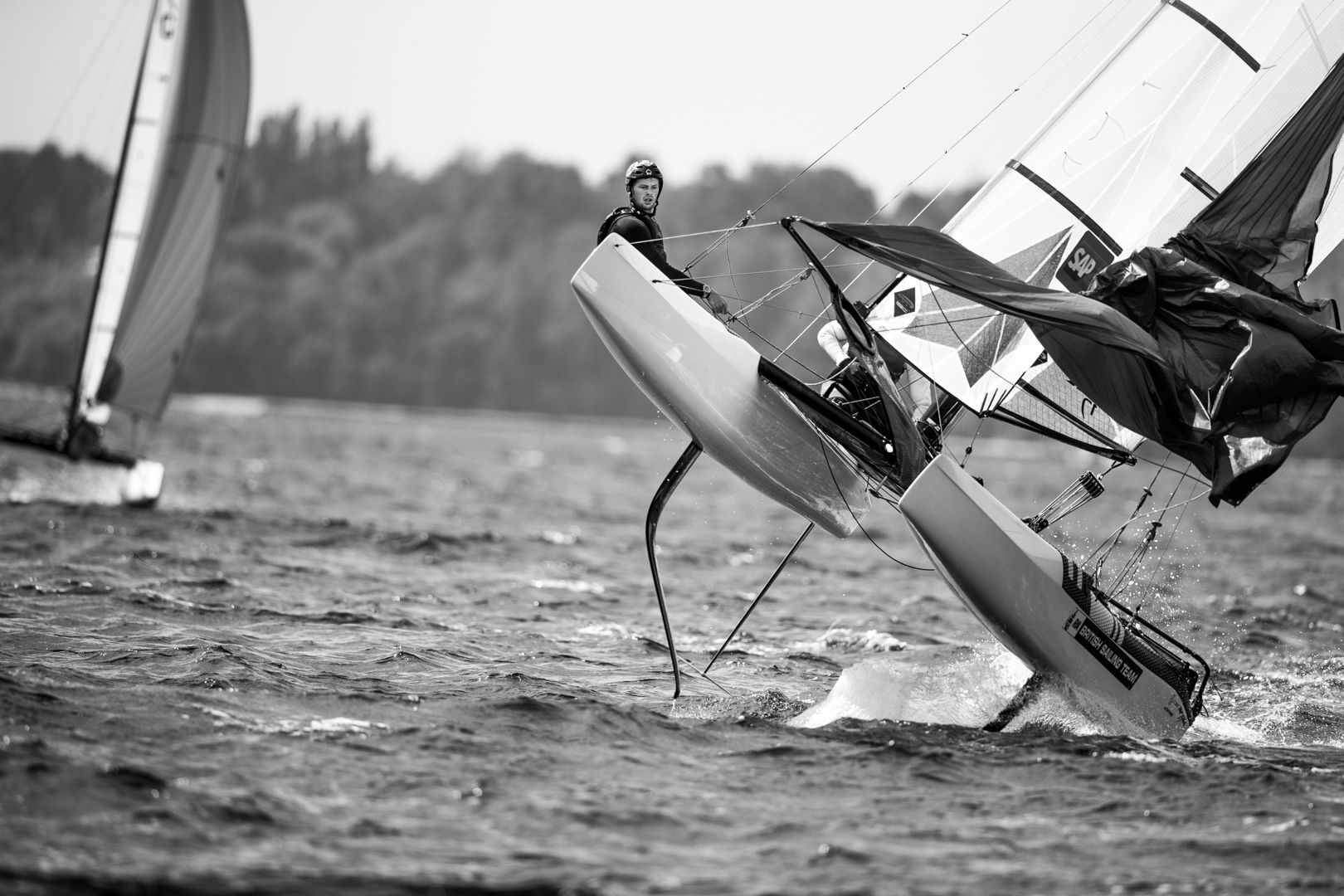 From 27th of July to 4th of August the Kieler Yacht-Club e.V. host the 49er, 49er FX and Nacra17 Mix European Championships. Around 400 sailors from 39 nations will meet in Kiel on their path towards Tokyo 2020. This time, the Nacra17 can for the first time show their ability "to fly" with the new foils in a regatta.